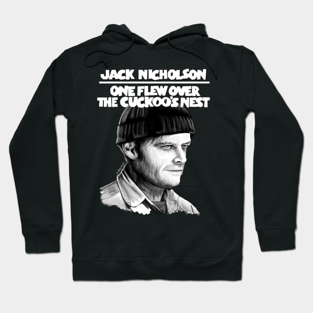 One Flew over The Cuckoo's Nest Illustration Hoodie by burrotees